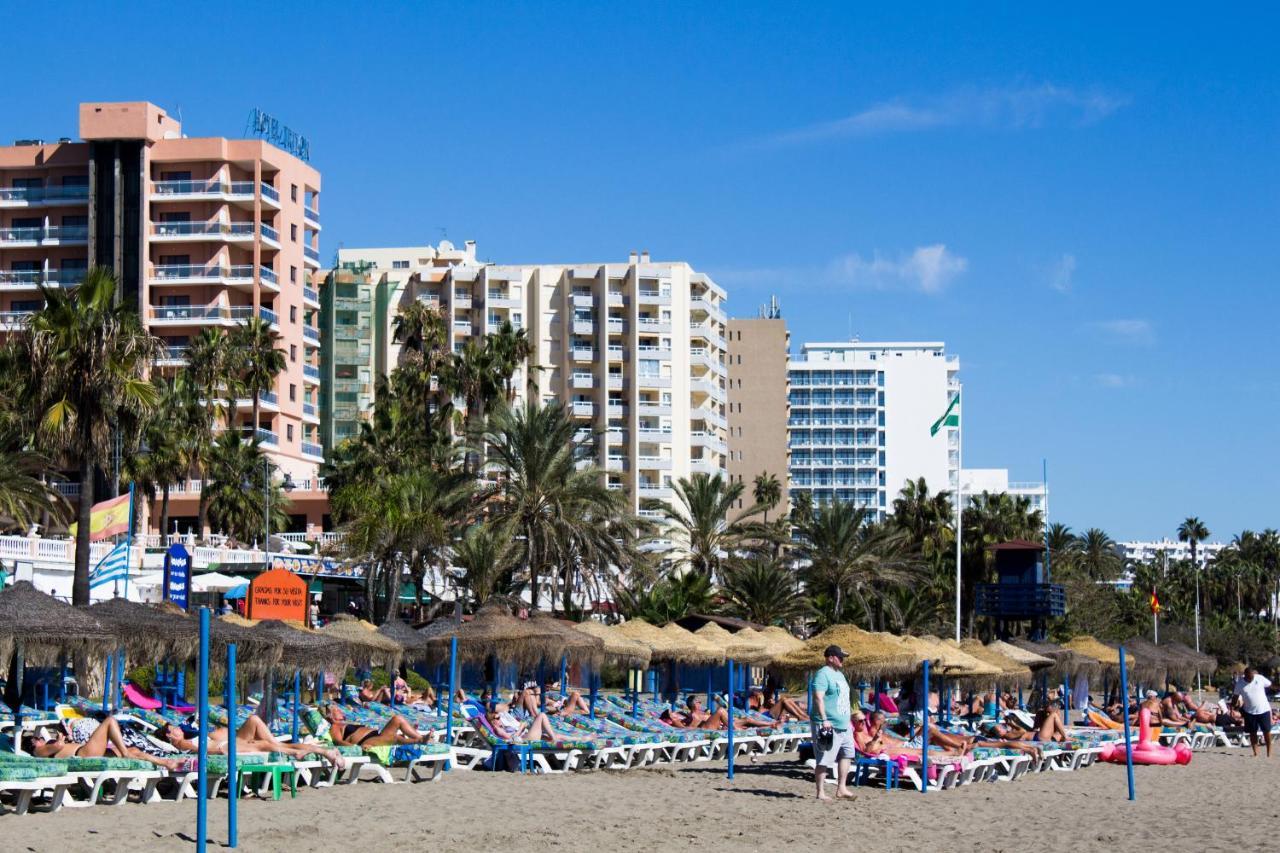 Benal beach suite, estudio con parque acuático y vistas al mar. Benalmádena Esterno foto