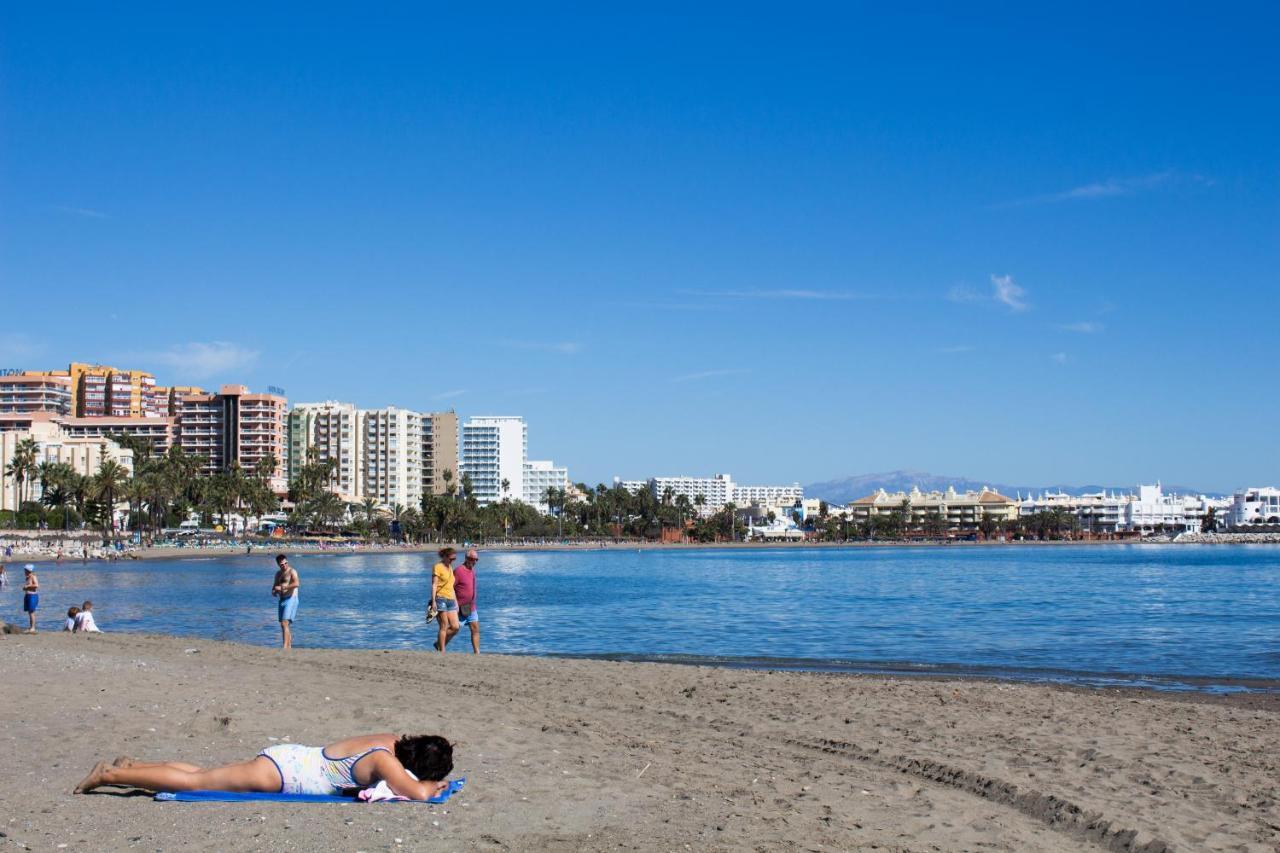Benal beach suite, estudio con parque acuático y vistas al mar. Benalmádena Esterno foto
