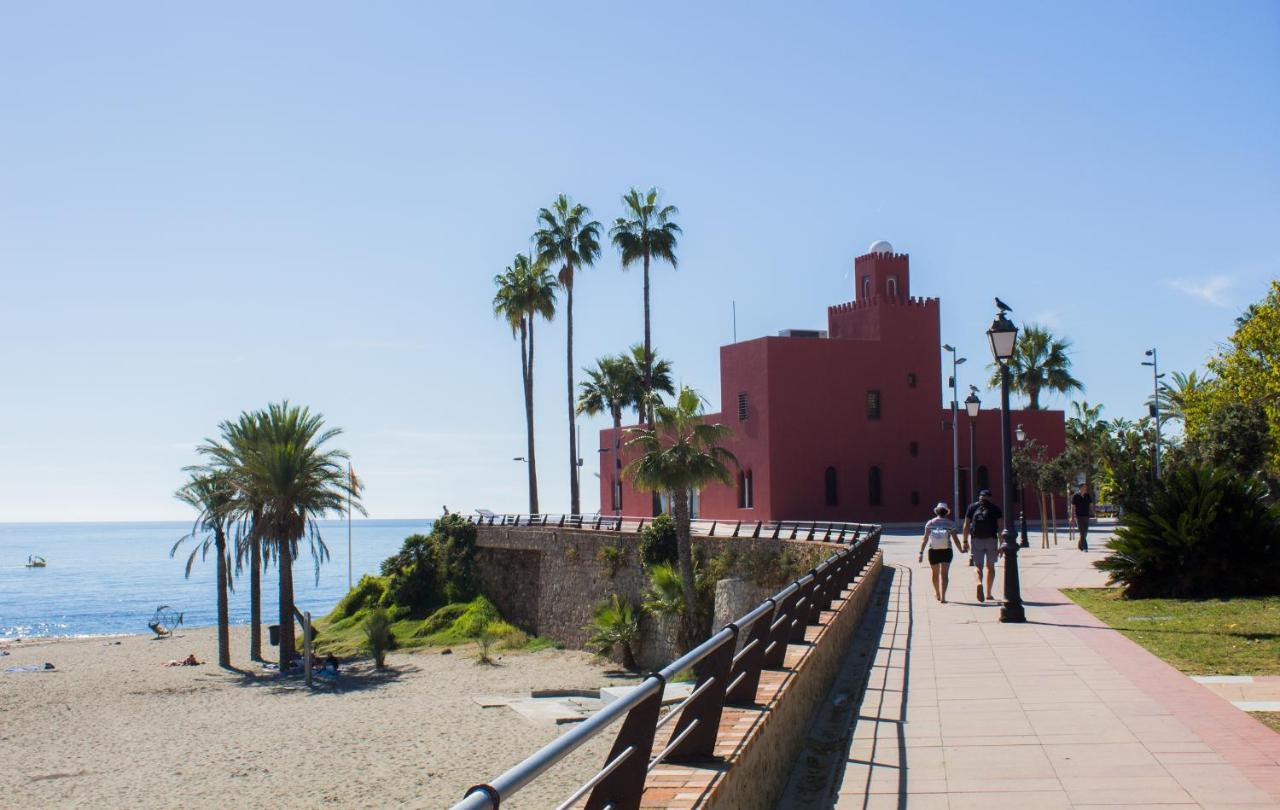Benal beach suite, estudio con parque acuático y vistas al mar. Benalmádena Esterno foto