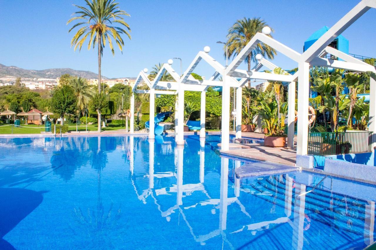 Benal beach suite, estudio con parque acuático y vistas al mar. Benalmádena Esterno foto