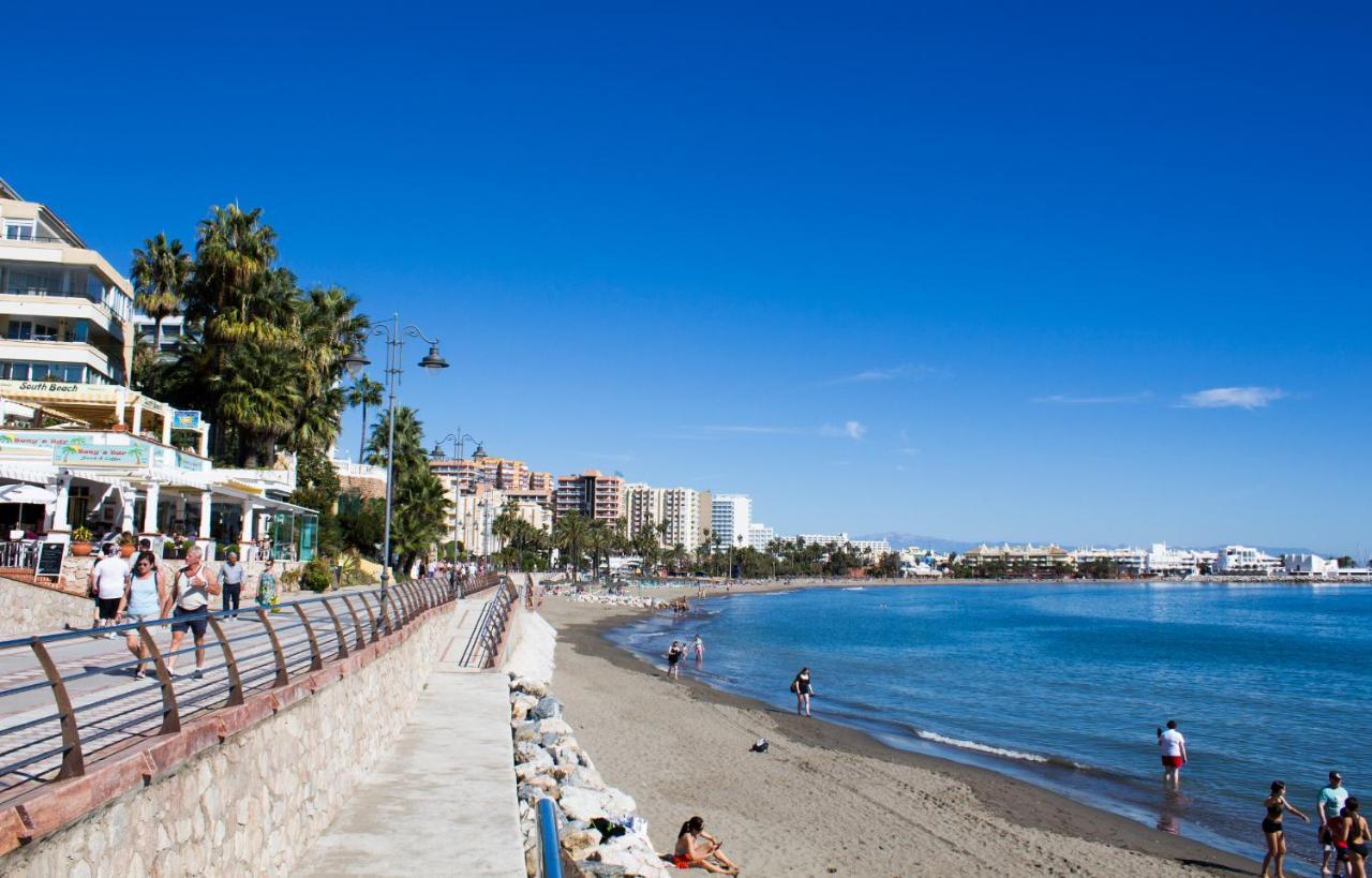 Benal beach suite, estudio con parque acuático y vistas al mar. Benalmádena Esterno foto