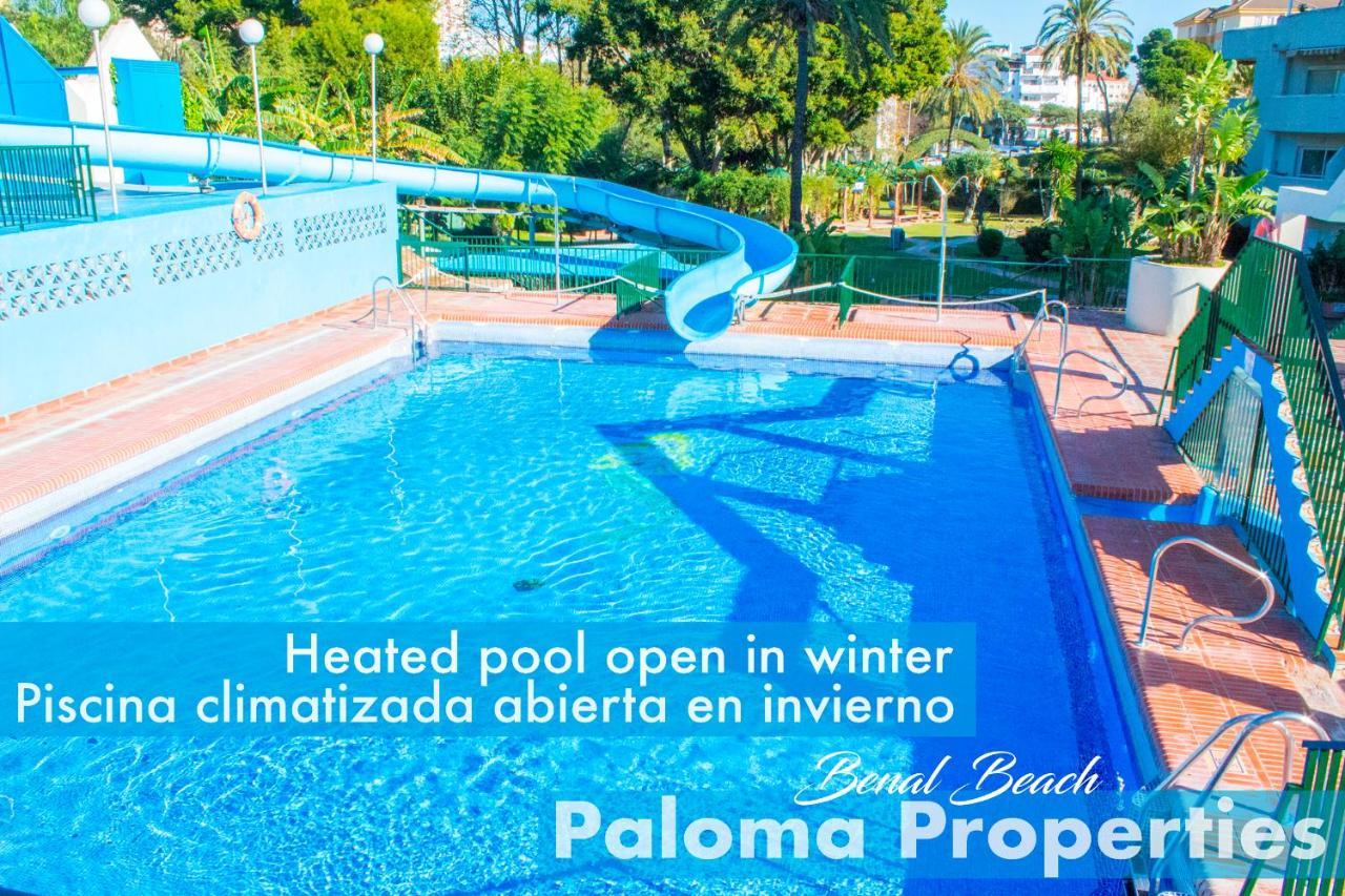 Benal beach suite, estudio con parque acuático y vistas al mar. Benalmádena Esterno foto
