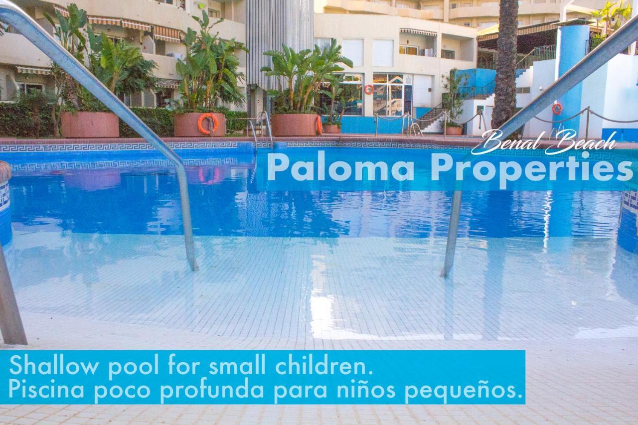 Benal beach suite, estudio con parque acuático y vistas al mar. Benalmádena Esterno foto