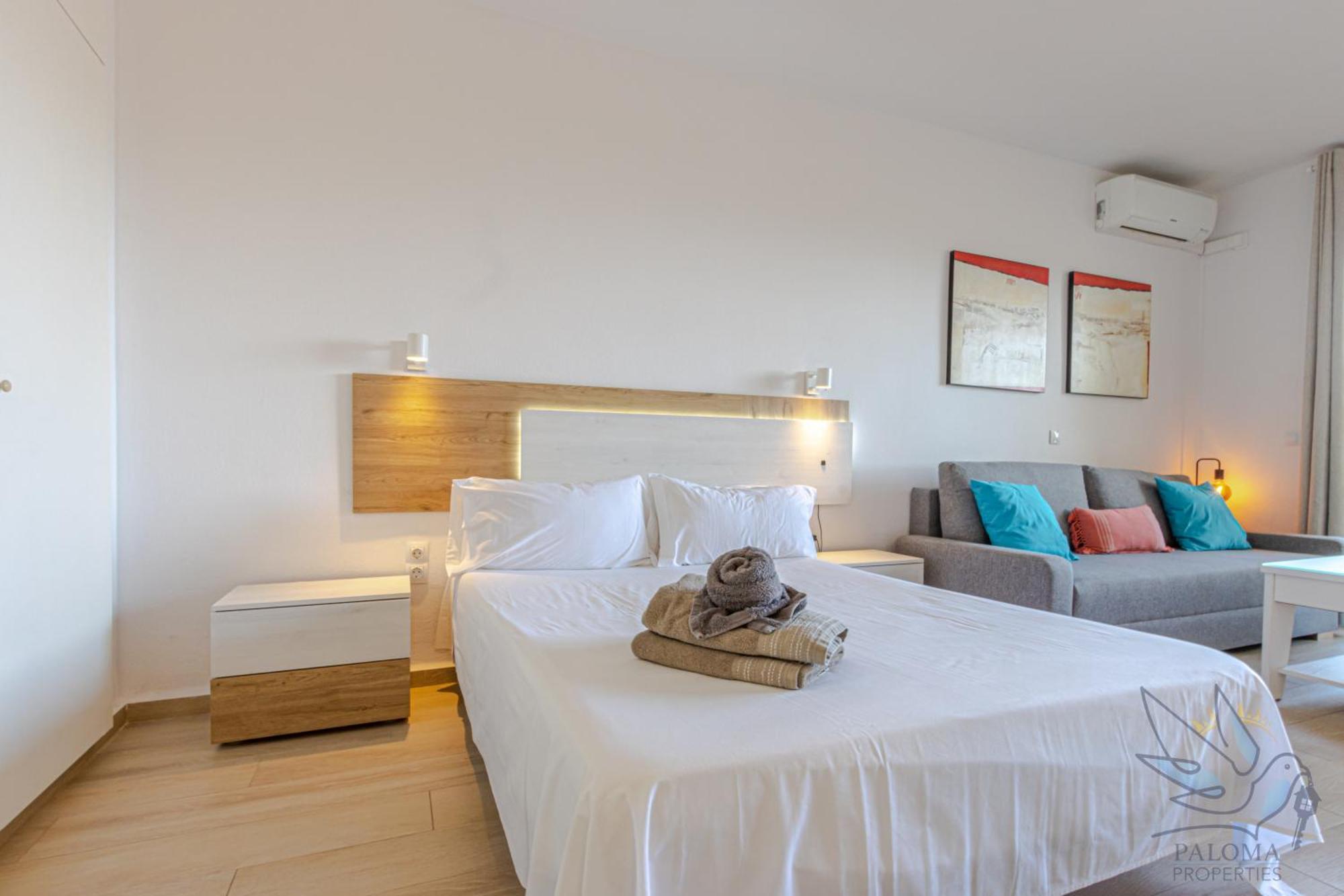 Benal beach suite, estudio con parque acuático y vistas al mar. Benalmádena Esterno foto