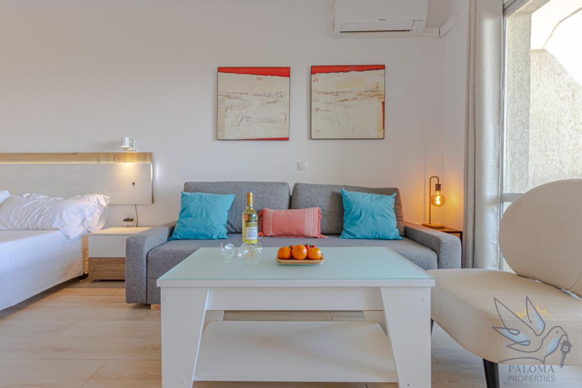 Benal beach suite, estudio con parque acuático y vistas al mar. Benalmádena Esterno foto