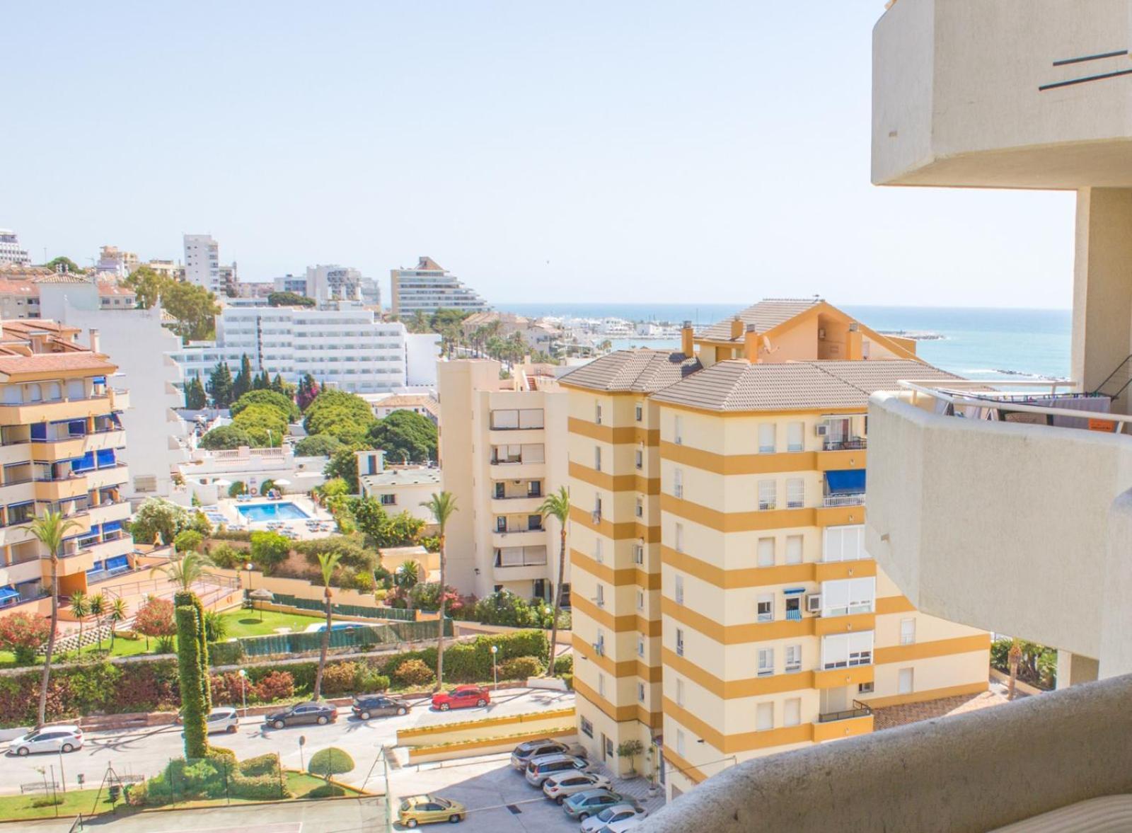 Benal beach suite, estudio con parque acuático y vistas al mar. Benalmádena Esterno foto