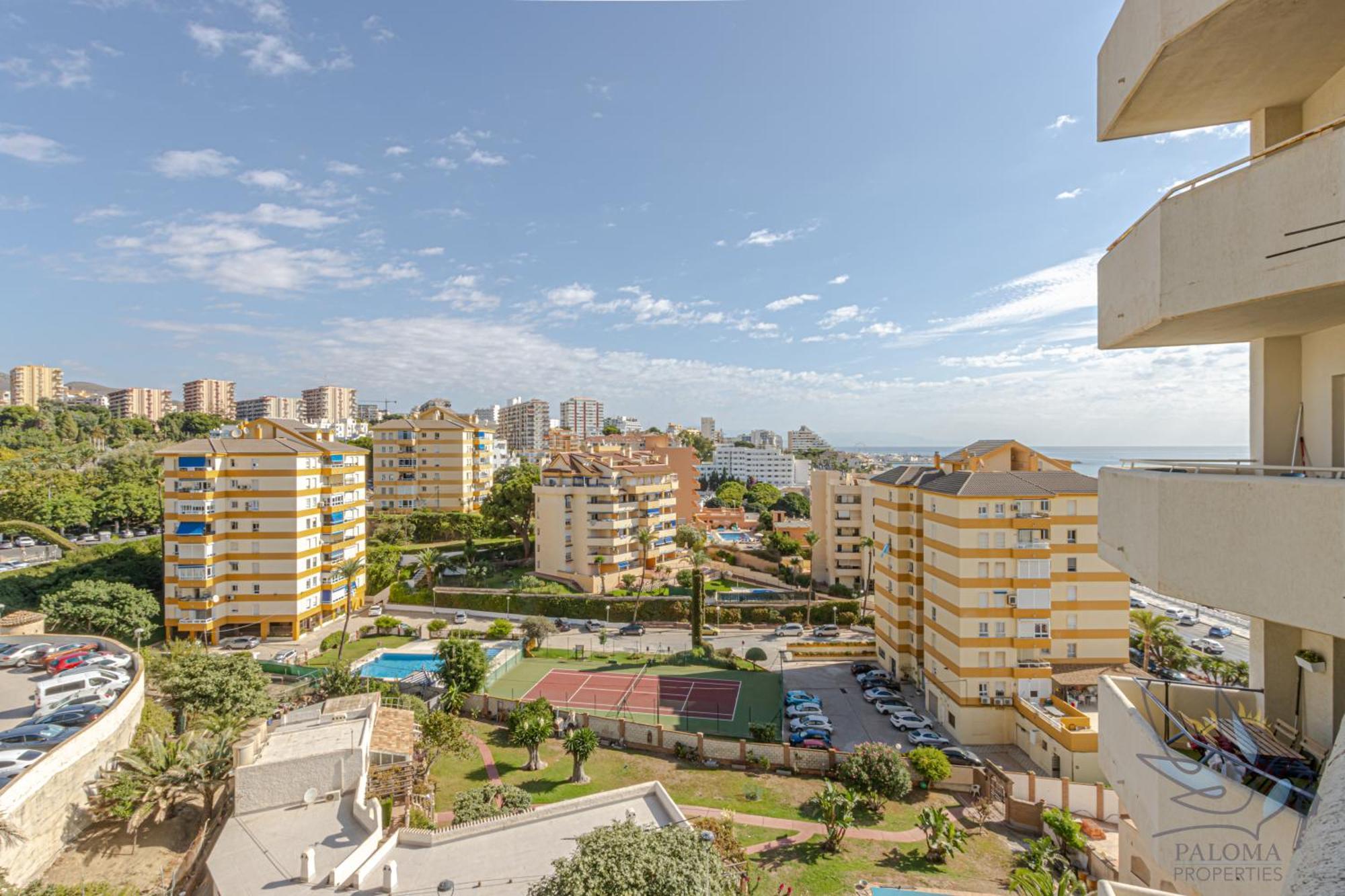 Benal beach suite, estudio con parque acuático y vistas al mar. Benalmádena Esterno foto